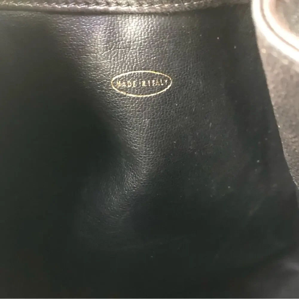 Chanel Gabrielle Lambskin CC Drawstring Dark Brown Backpack Bag - Picture 9 of 10